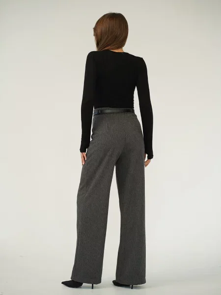 Вовняні Штани повсякденні ISSA Plus сірий