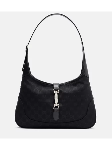 Geantă Gucci Jackie din canvas mini negru