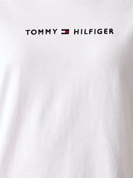 Tommy Hilfiger блуза с дълги ръкави дамска от бяло