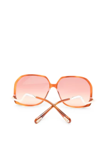 Ochelari de soare Chloé cu autograf maro