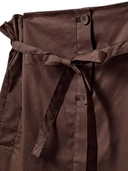 Fustă The Garment în linie A maro