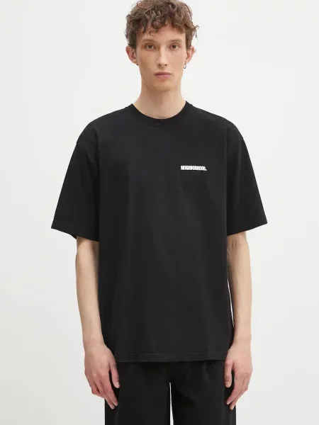 NEIGHBORHOOD tricou din Nh . Tee cu imprimeu negru