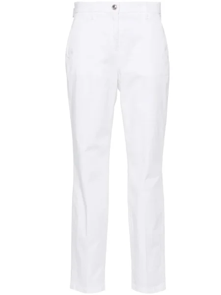 Pantaloni Jacob Cohën alb