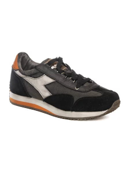 Sneakersy Diadora skórzane czarne