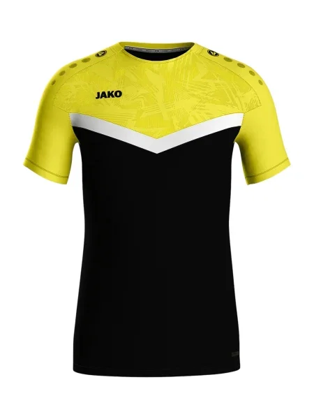 JAKO Tricou funcțional galben / negru alb
