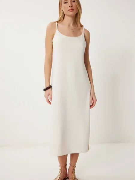 Happiness İstanbul Rochie de vară crem