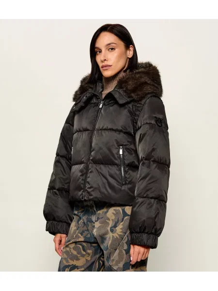 Pinko Geacă 2 în 1 Godetia | shearling maro