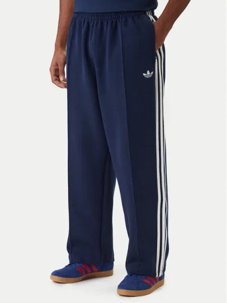 Adidas Pantaloni trening adicolor Spacer Track Bleumarin Baggy Fit