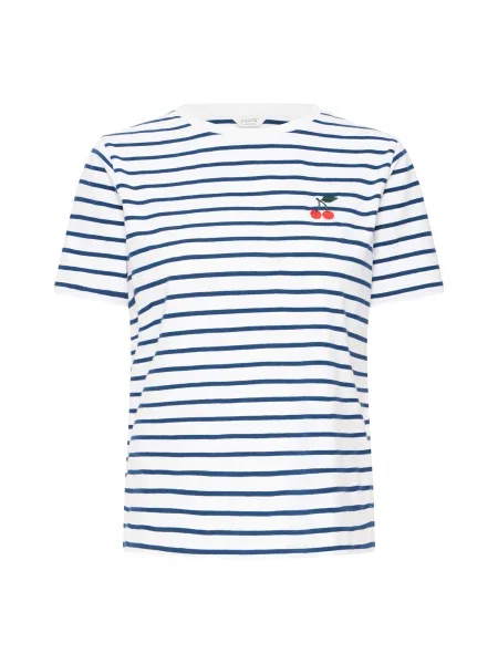 B.young Tricou BYPANDINNA albastru marin / verde / roșu alb