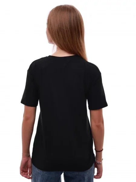 Футболка LUMO віскоза/поліестер чорний