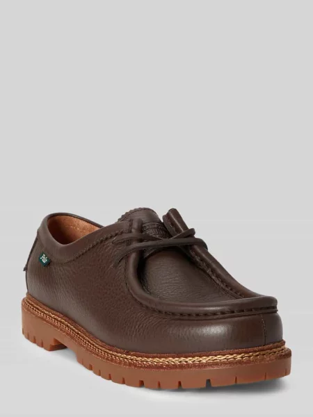 Polo Ralph Lauren półbuty skórzane Jett Apron brązowe