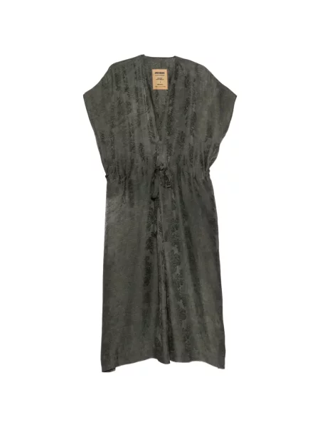Rochie Uma Wang din jacard cu cordon verde