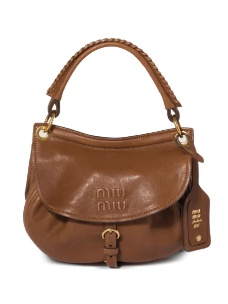 Geantă Miu Miu din piele maro