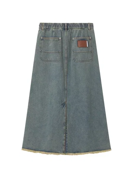Fustă din denim Izzue albastru
