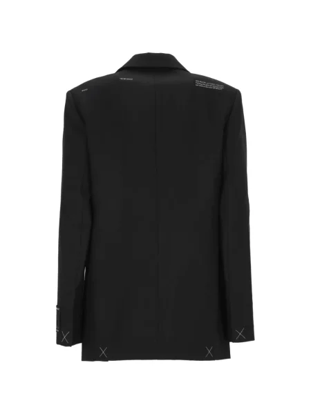 Geacă Off-white cu imagine alb