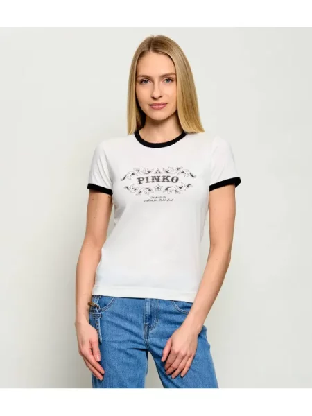 Pinko Tricou IMPERIA alb