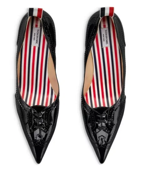 Pantofi cu toc Thom Browne din piele negru
