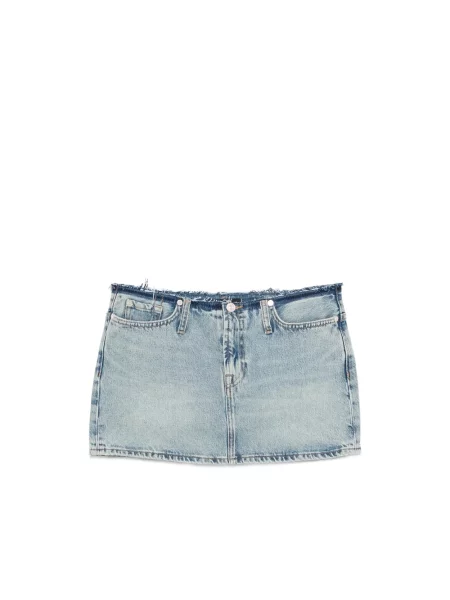 Spódnica 7 For All Mankind niebieska