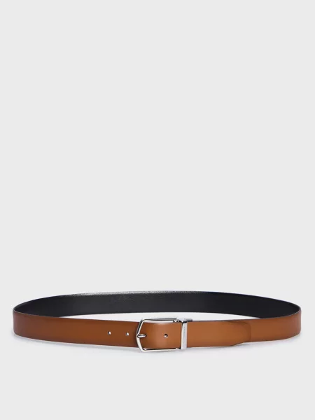 Кожаный ремень Tommy Hilfiger в деловом стиле