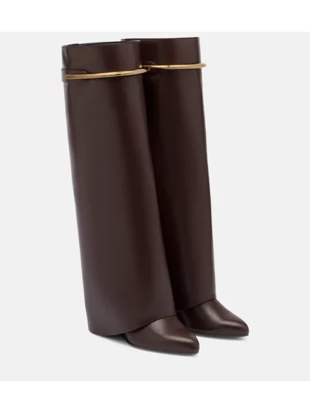 Cizme Givenchy din piele maro