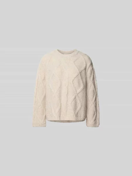 Sweter o kroju relaxed fit z wełny merino Juvia