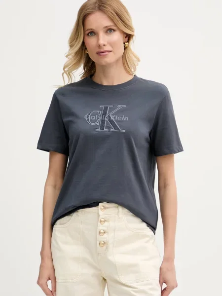 Calvin Klein Jeans tricou pentru femei din gri