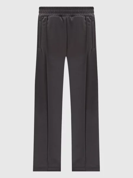 Спортивні штани з принтом логотипа Palm Angels сірі