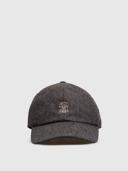 Детская кепка Brunello Cucinelli серая