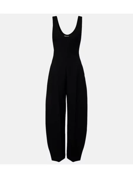 Salopetă Alaïa de lână negru