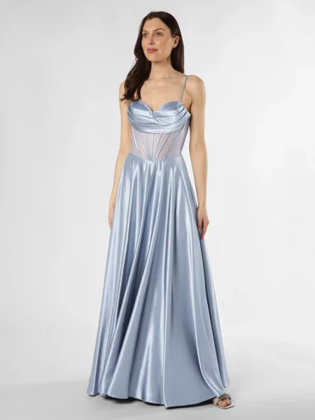 Hey Kyla sukienka wieczorowa Kobiety szary|niebieski jednolity 38 szara