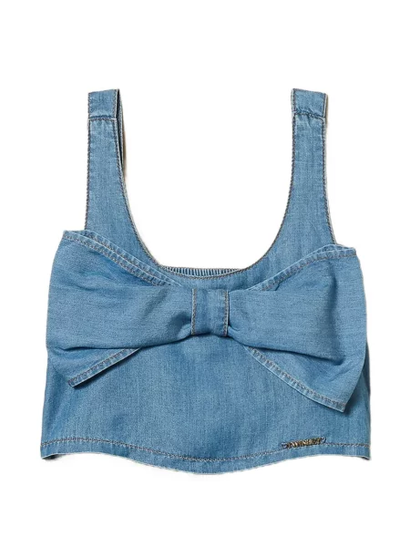 Top dziecięcy Twinset niebieski