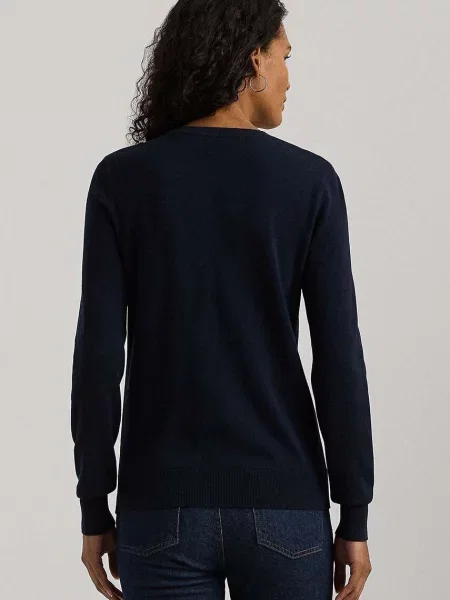 Lauren Ralph Lauren sweter lekki granatowy