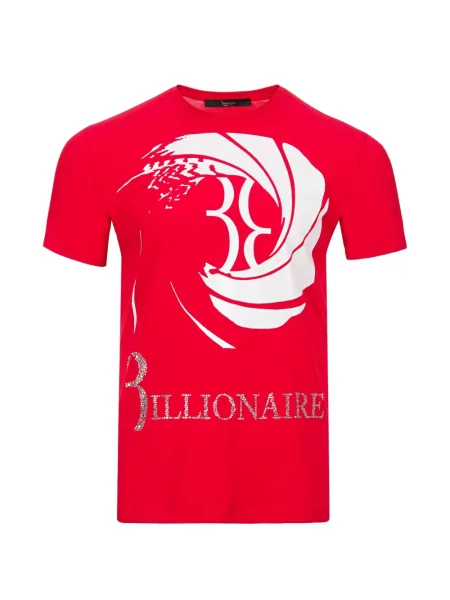 Tricou Billionaire cu imagine roșu
