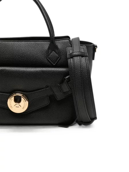 Shopper torbica Love Moschino s autogramom crna