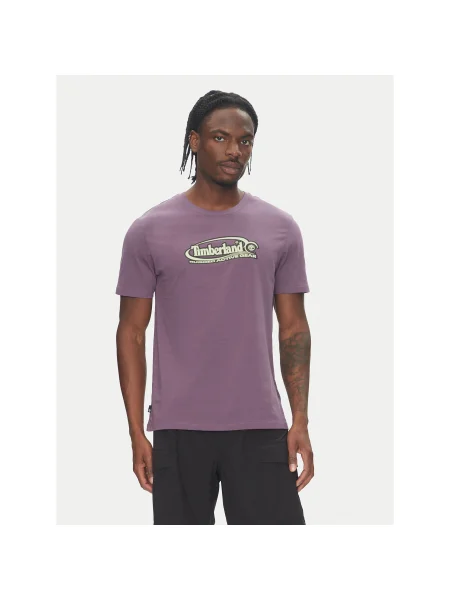 Timberland Póló Regular Fit lila
