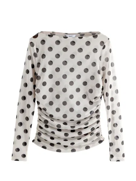 Next Tricou negru alb