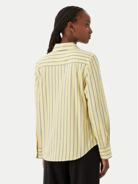 Košile Tommy Hilfiger Summer Poplin Regular Shirt Liquorice Stp Citronella M žlutá