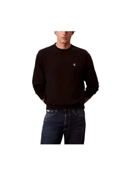 Calvin Klein Bluzy Mężczyzna L Bluza Crewneck czarny