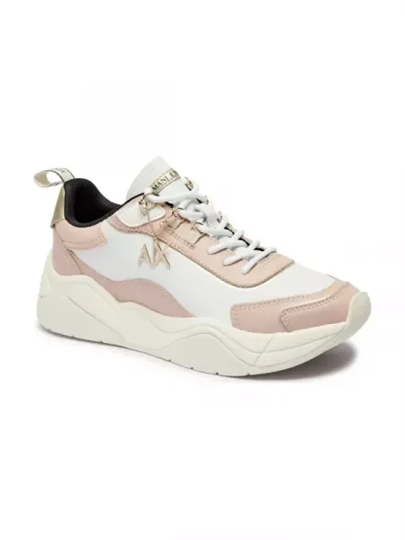 Armani Exchange De piele sneakers bej