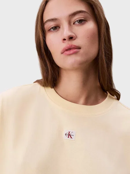 Футболка оверсайз Calvin Klein Jeans жовта