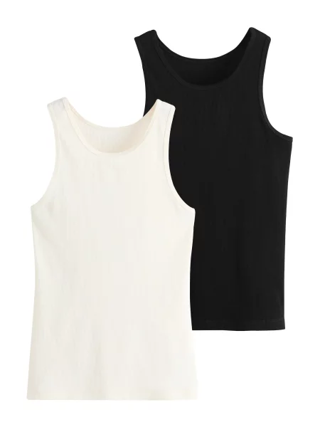 Next Top negru alb