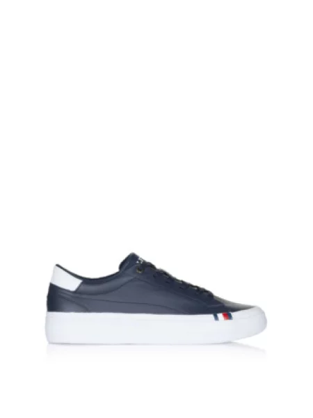 Trampki Tommy Hilfiger skórzane niebieskie