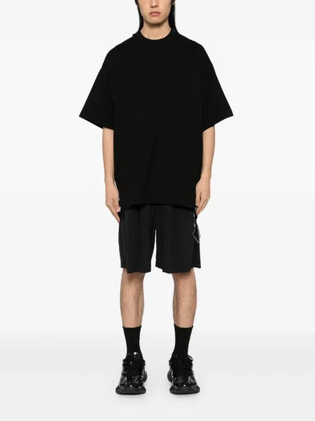 Tricou Mastermind World cu imagine scurt negru