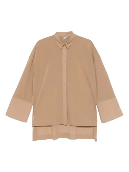 Cămașă Max Mara Leisure maro