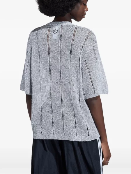 Kötött póló Adidas szürke