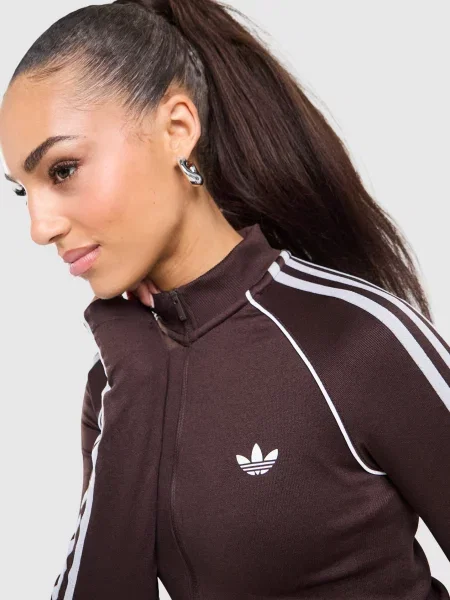 Adidas Bluza Rozpinana Seamless Tt brązowa