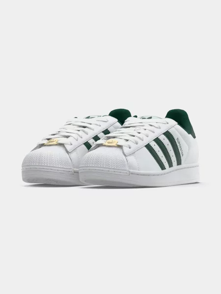 ADIDAS ORIGINALS Nízke tenisky SUPERSTAR II tmavozelená biela