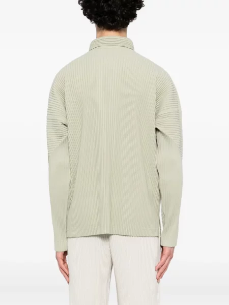 Риза Homme Plissé Issey Miyake зелено