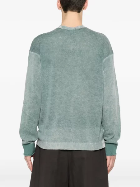 Džemper Emporio Armani s okruglim izrezom plava