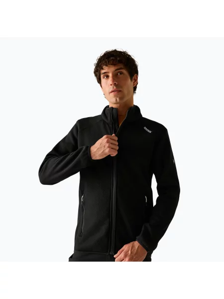 Hanorac din fleece Regatta din fleece negru
